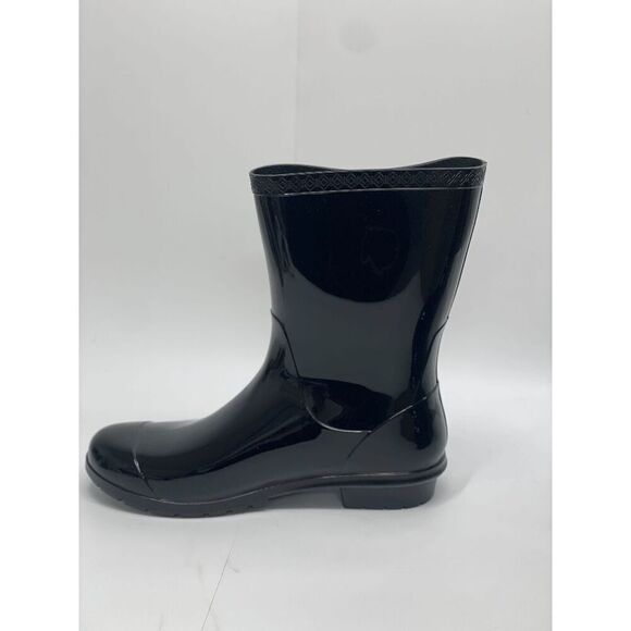 UGG Women's Sienna Mid Calf Rain Boots - Black 11M - Picture 3 of 8